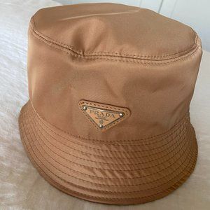Prada Bucket Hat Tan Color Brand New